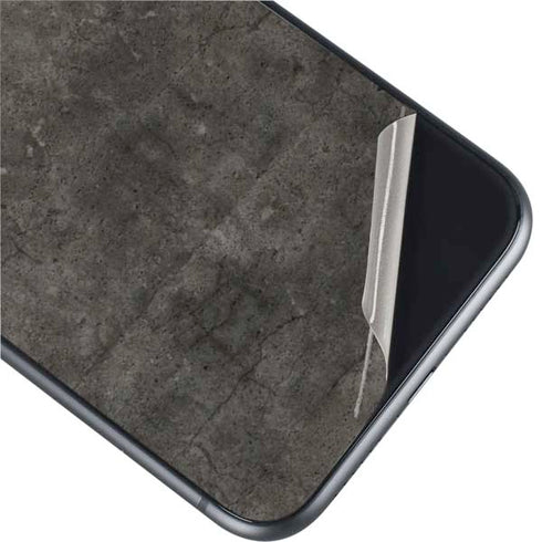 Dark Iron Grey Concrete iPhone 11 Skin